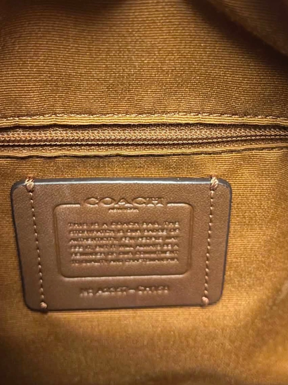 Coach Rowan Satchel Bag Sketch Print Signature Canvas Cream White Blue CAK19 - Picture 3 of 11